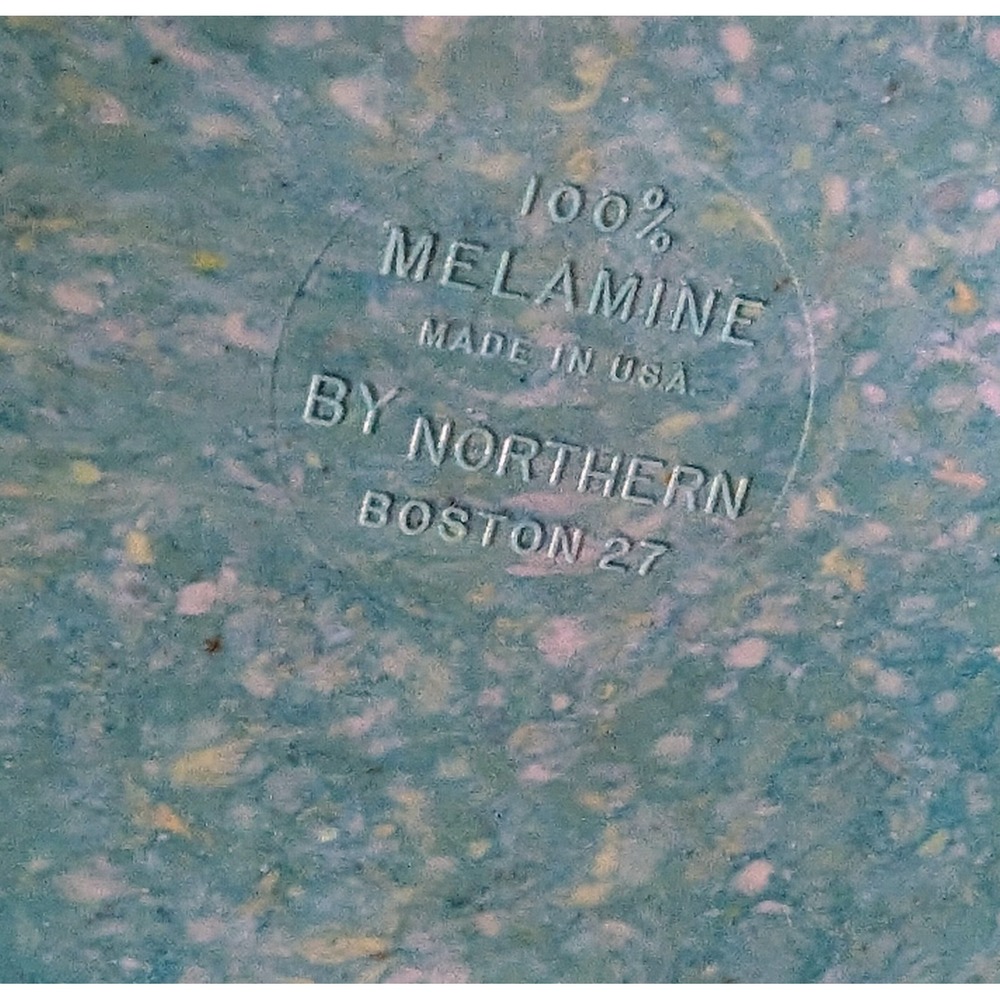 Vintage Mid Century Melamine Tray "Confetti" Pattern by Northern Plastics - Picture 4 of 6